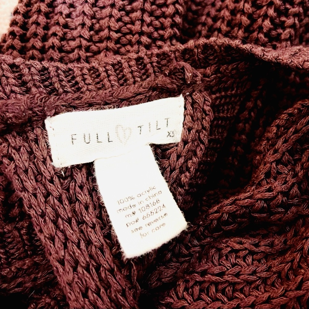 Vintage Full Tilt Sheer Sweater Tank Top - Picture 5 of 5